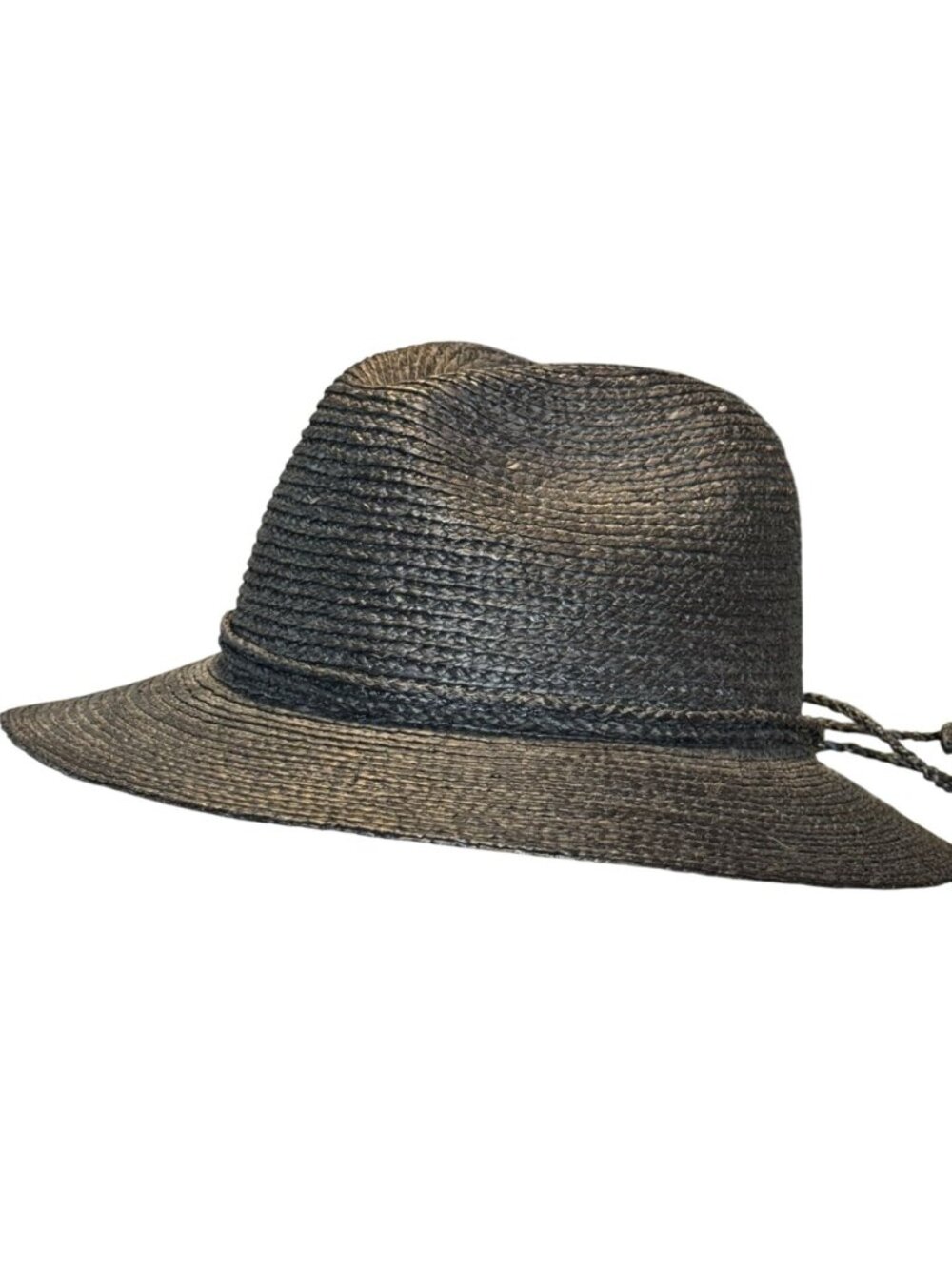 Callanan Resort Black Straw Fedora Sun Hat European Designer American Style Exce - Picture 4 of 9